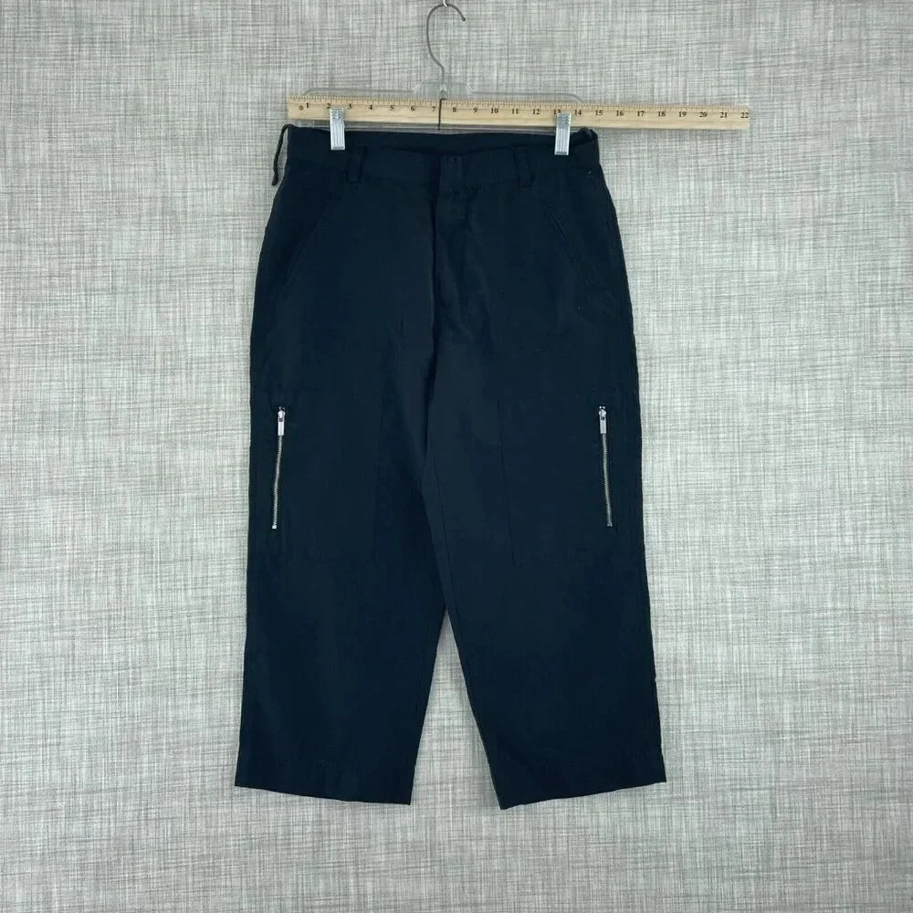 Lauren Ralph Lauren Capri crop Pants Womens 6 black 4074